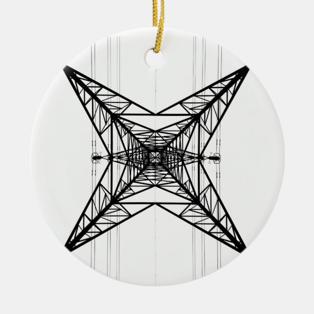 Electricity Pylons  Ornament (Front)