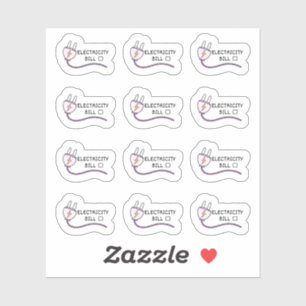 Electricity Utility Bill Tracker Mini Bujo Planner