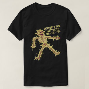 Electricity Will Kill You Kids Vintage  T-Shirt