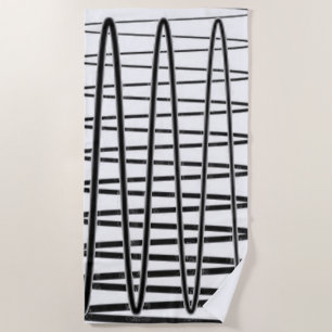 “Electrifying” Beach Towel