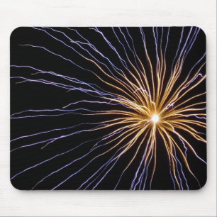 Electrifying Firework Mouse Mat