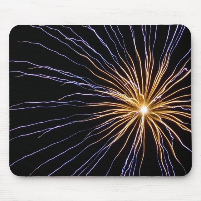 Electrifying Firework Mouse Mat (Front)