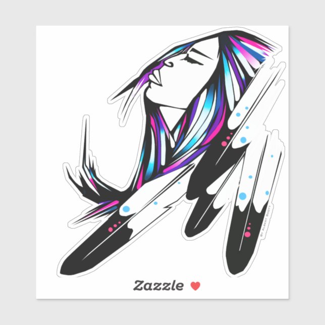 Electrifying vinyl cut sticker (Sheet)