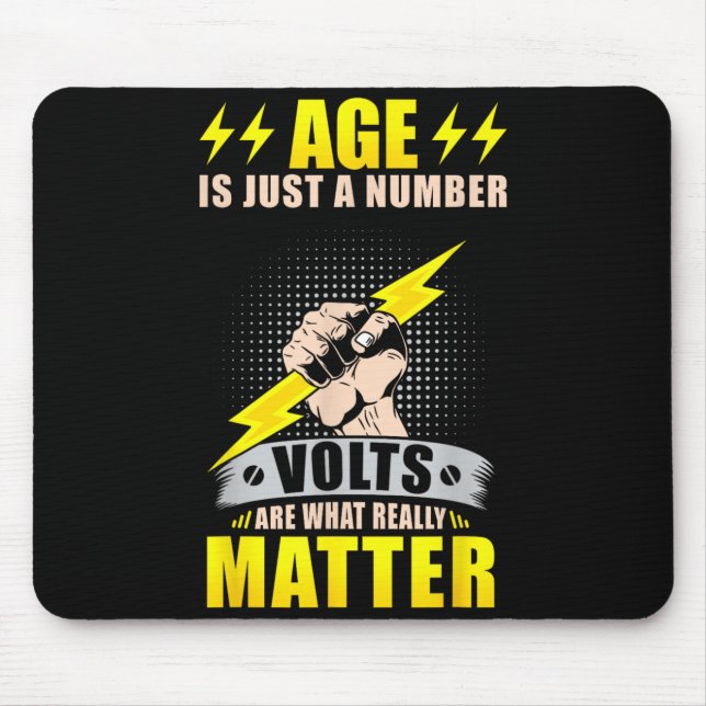 Electrigovernment Agencyn Birthday Design Volt Mouse Mat (Front)