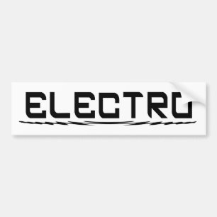 Electro Bumper Sticker