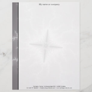 Electro - Fractal Art Customised Letterhead