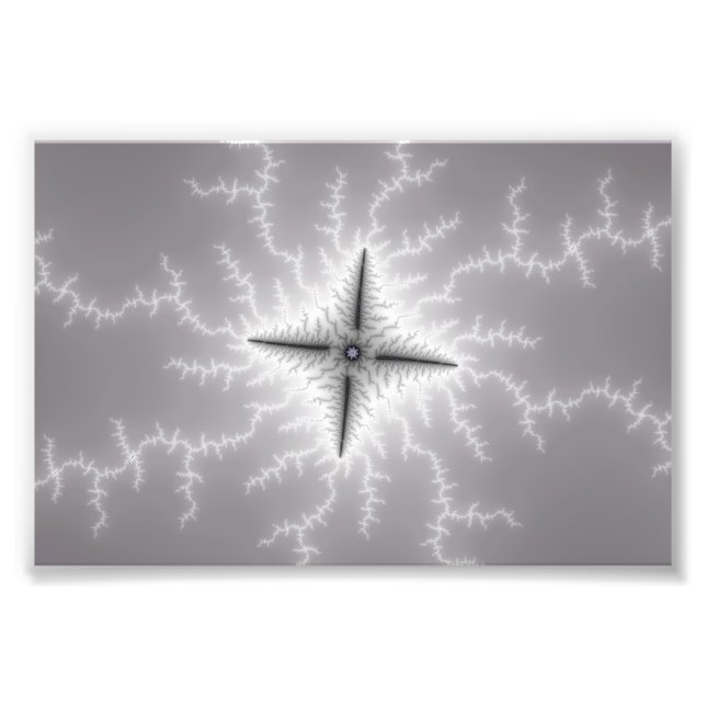 Electro - Fractal Art Photo Print (Front)