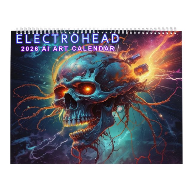 Electrohead AI Art Calendar (Cover)