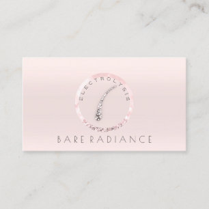 Electrolysis Hair Removal Appointment Blush Pink Card