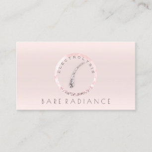Electrolysis Hair Removal Appointment Lux Wow Pink Card