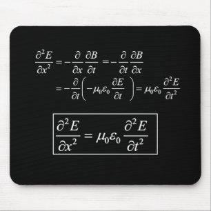 electromagnetic d'alembert wave equation  mouse mat