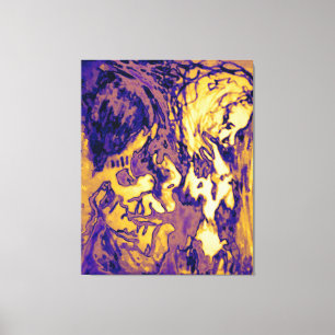 electromagnetic radiation canvas print