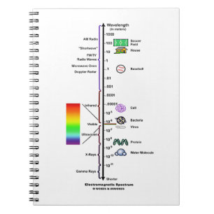 Electromagnetic Spectrum (Wavelengths Comparison) Notebook