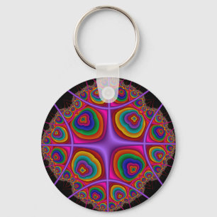 Electron Cloud Key Ring
