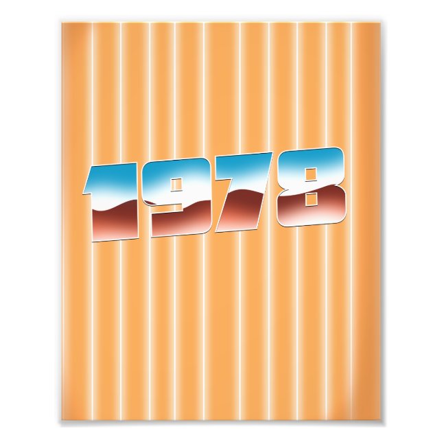 electronic 1978 photo print (Front)