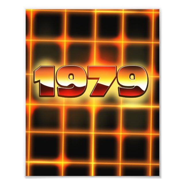 electronic 1979 photo print (Front)