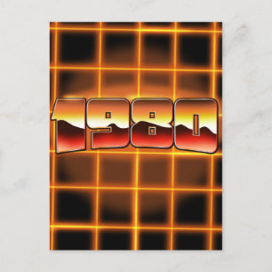 Electronic 1980 postcard