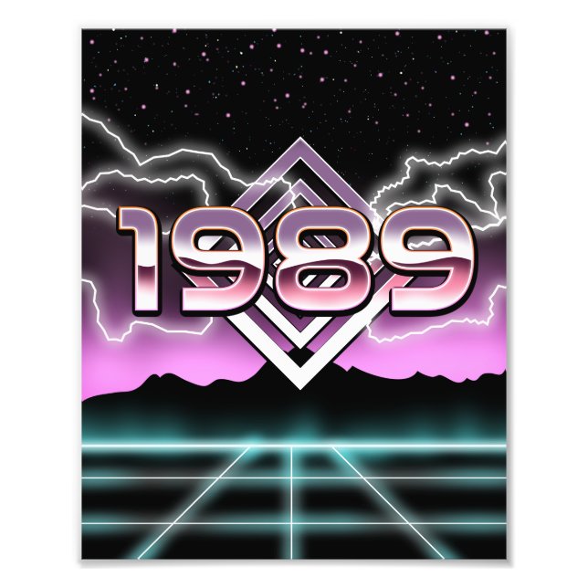 Electronic 1989 photo print (Front)