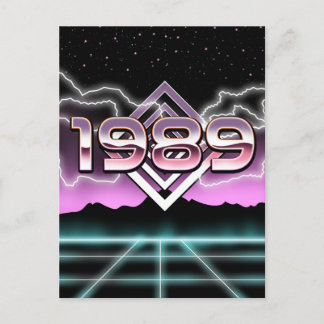 Electronic 1989 photo print postcard