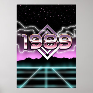Electronic 1989 poster