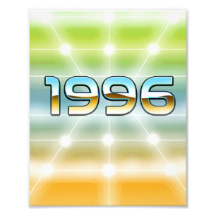 Electronic 1996 photo print
