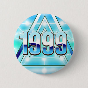 Electronic 1999 6 cm round badge
