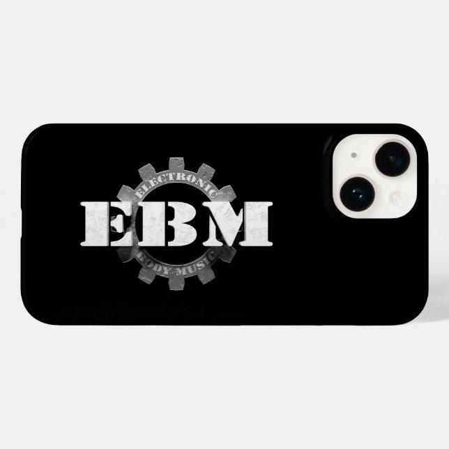 Electronic Body Music EBM lettering Case-Mate iPhone Case (Back (Horizontal))