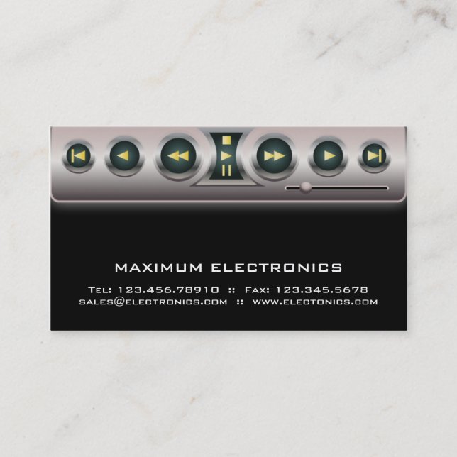 Electronic Business Card Black (Front)