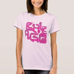 Electronic Chicago PCB T - Girly Pink T-Shirt