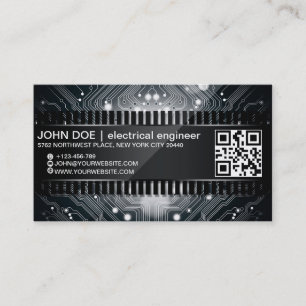 Electronic Chip Style Business Card