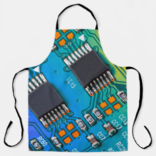 Electronic circuit board close up. background,boar apron