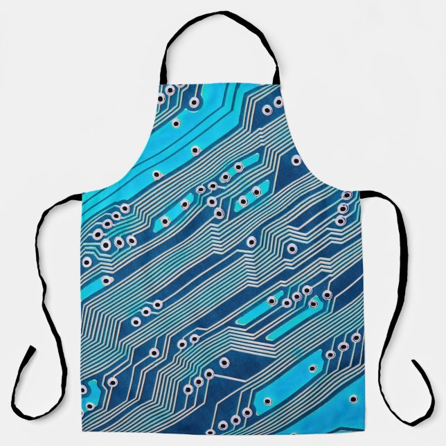 Electronic circuit board close up circuit,board,b apron (Front)