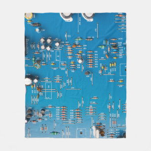 Electronic circuit board fleece blanket