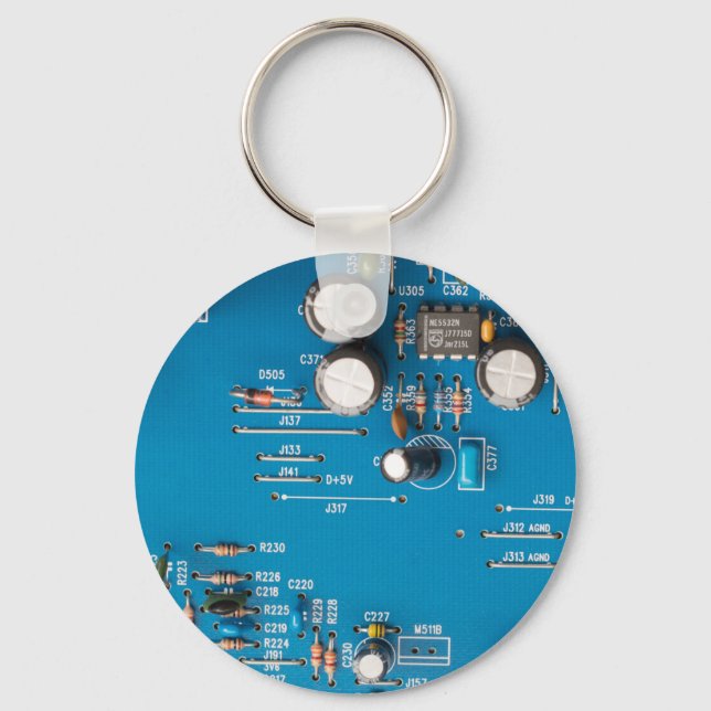 Electronic circuit board key ring (Front)