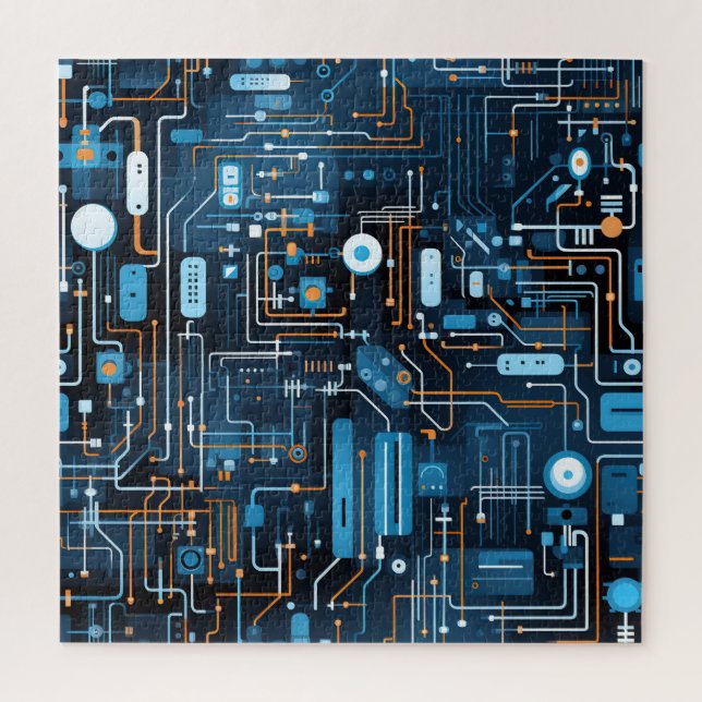Electronic Circuit Puzzle (Vertical)