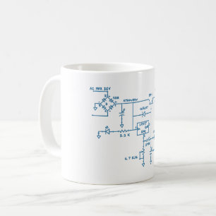 electronic circuit scheme technology homemade geek coffee mug