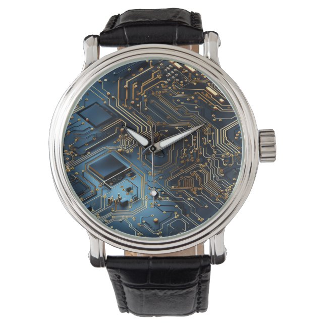 Electronic Circuit Watch (Front)