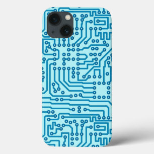 Electronic Digital Circuit Board iPhone 13 Case