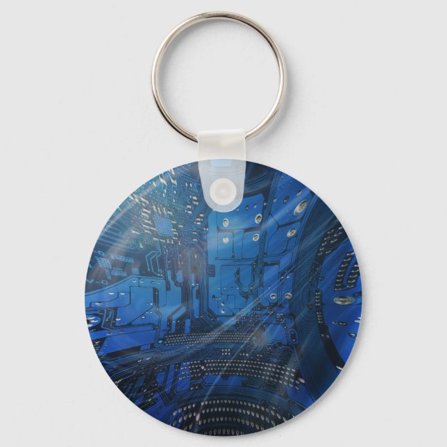 electronic globe key ring (Front)