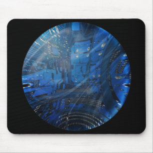 electronic globe mouse mat