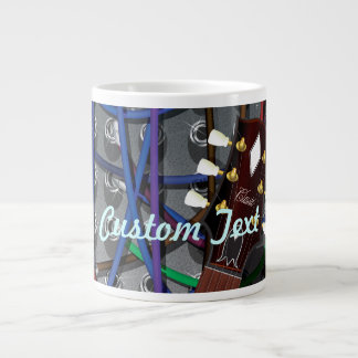 Electronic Guitar and Musical Amp Large Coffee Mug