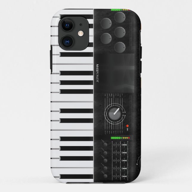 Electronic Keyboard Case-Mate iPhone Case (Back)