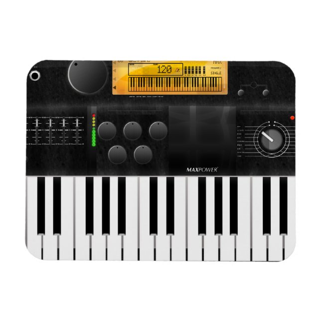 Electronic keyboard magnet (Horizontal)