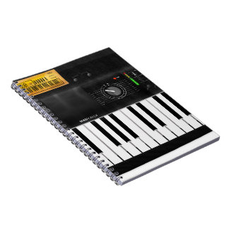Electronic keyboard notebook