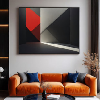 Electronic Modern Abstract Piece Poster