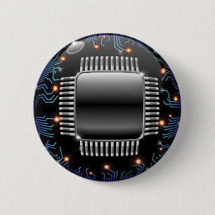 Electronic Motherboard Circuit Button