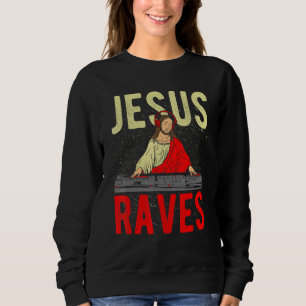 Electronic Music Edm Vinyl Turntable Dj Sweatshirt