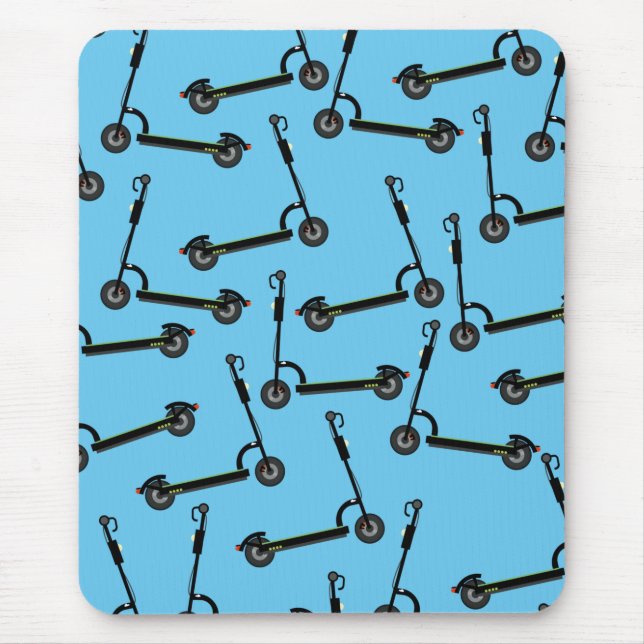 Electronic Scooter pattern Mouse Mat (Front)