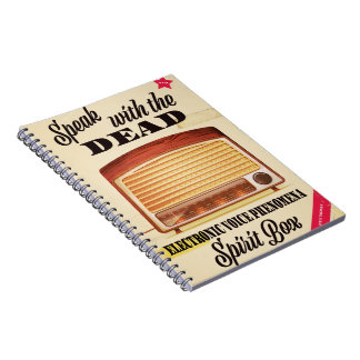 Electronic voice phenomenon Ghost hunting Ad. Notebook
