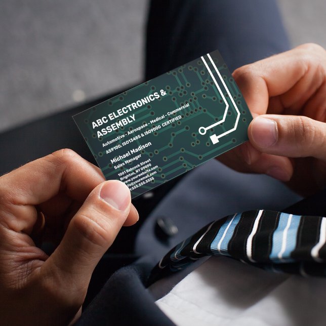 Electronics Assembly Business Card (Creator Uploaded)